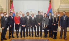 15. decembar 2014. Članovi Odbora za evropske integracije sa članovima delegacije Senata Republike Italije 